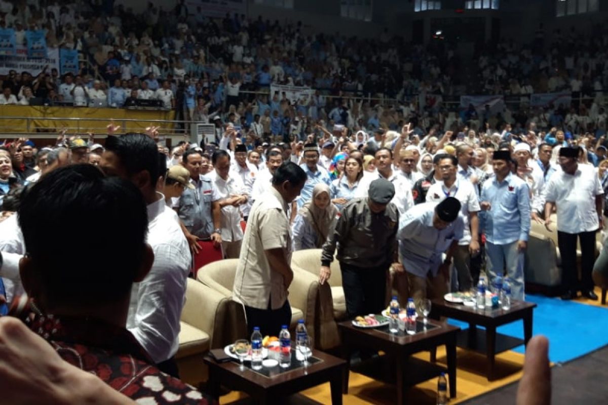 Kubu Prabowo gelar syukuran klaim kemenangan di TMII