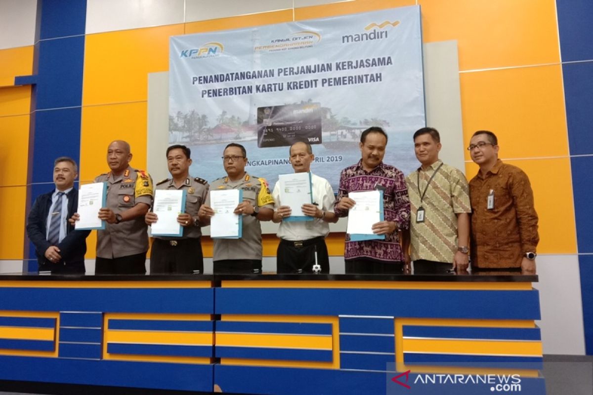 Bank Mandiri-Kanwil DJPb kerjasama penggunaan kartu kredit pemerintah