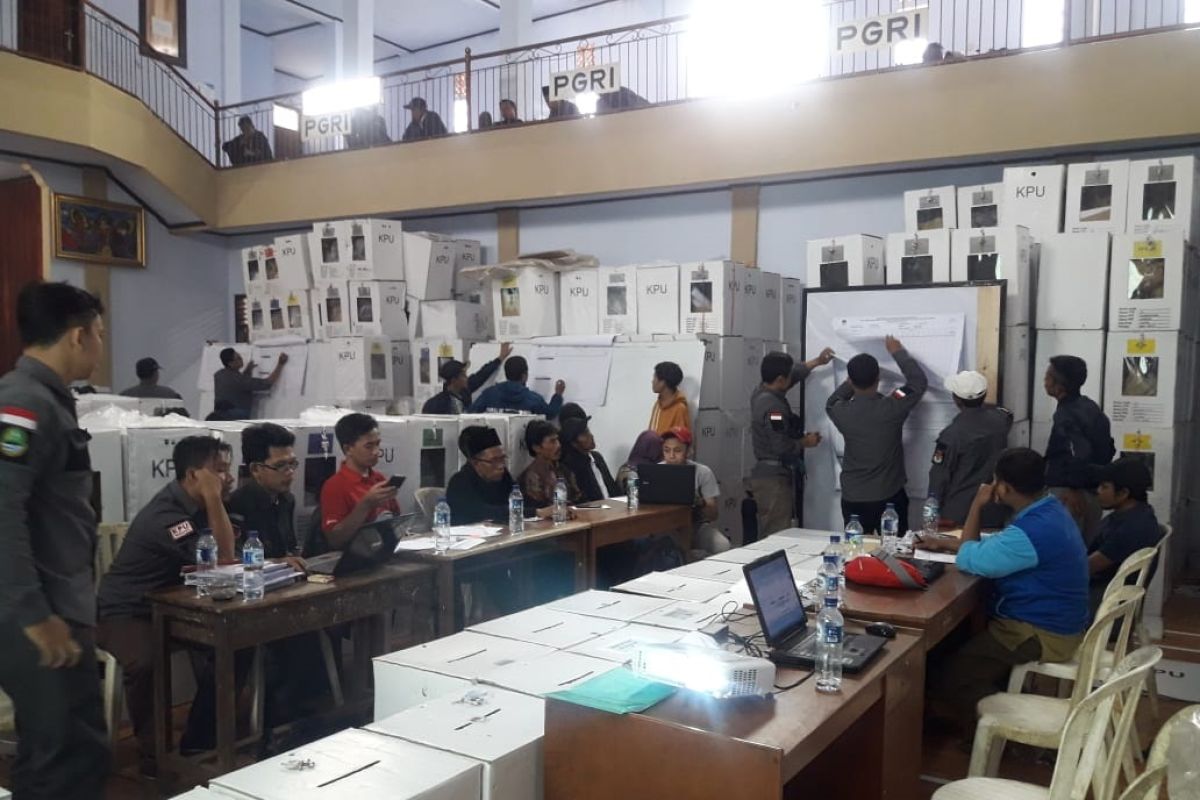 Mayoritas PPK di Mukomuko selesai pleno rekapitulasi suara