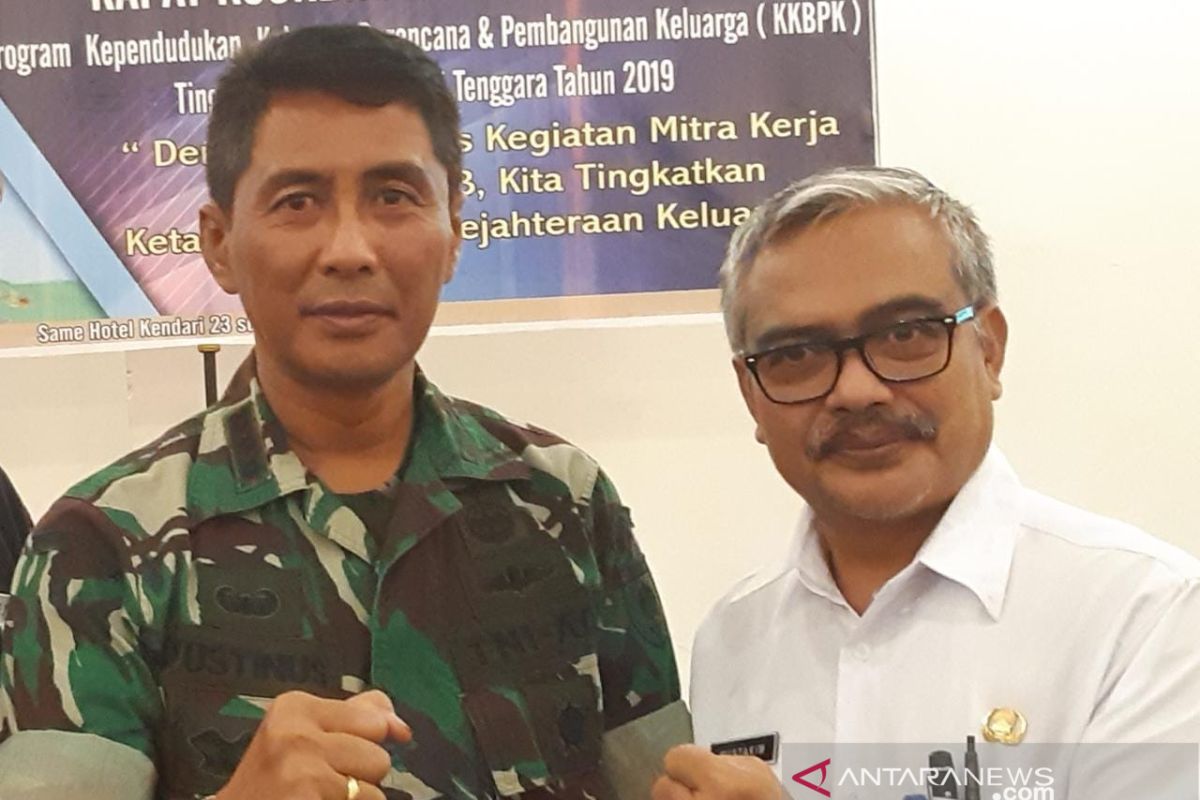 TNI-BKKBN Sultra perkuat sinergitas dukung program Kampung KB