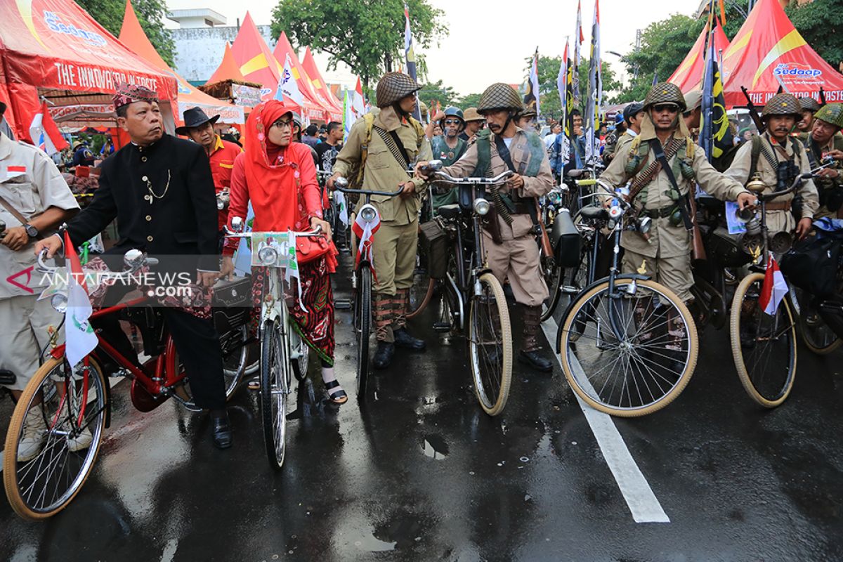 Peserta Jambore Sepeda Tua 2019 di Surabaya diperkirakan membludak