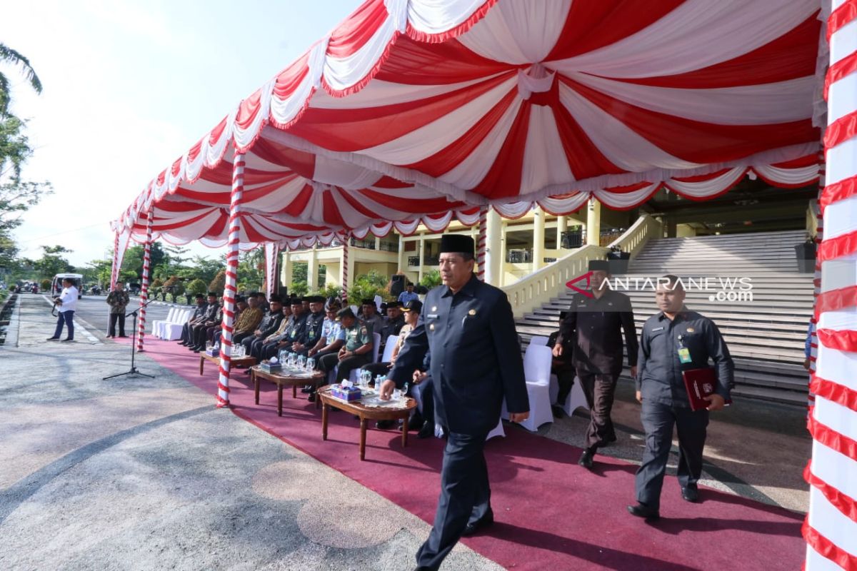 Pimpin Apel Peringatan Hari Otda XXIII, Bupati Siak sampaikan tiga pesan Mendagri