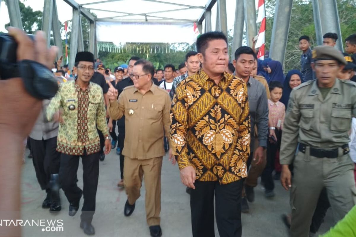 Gubernur Sumsel resmikan penggunaan jembatan Musi Rawas Utara