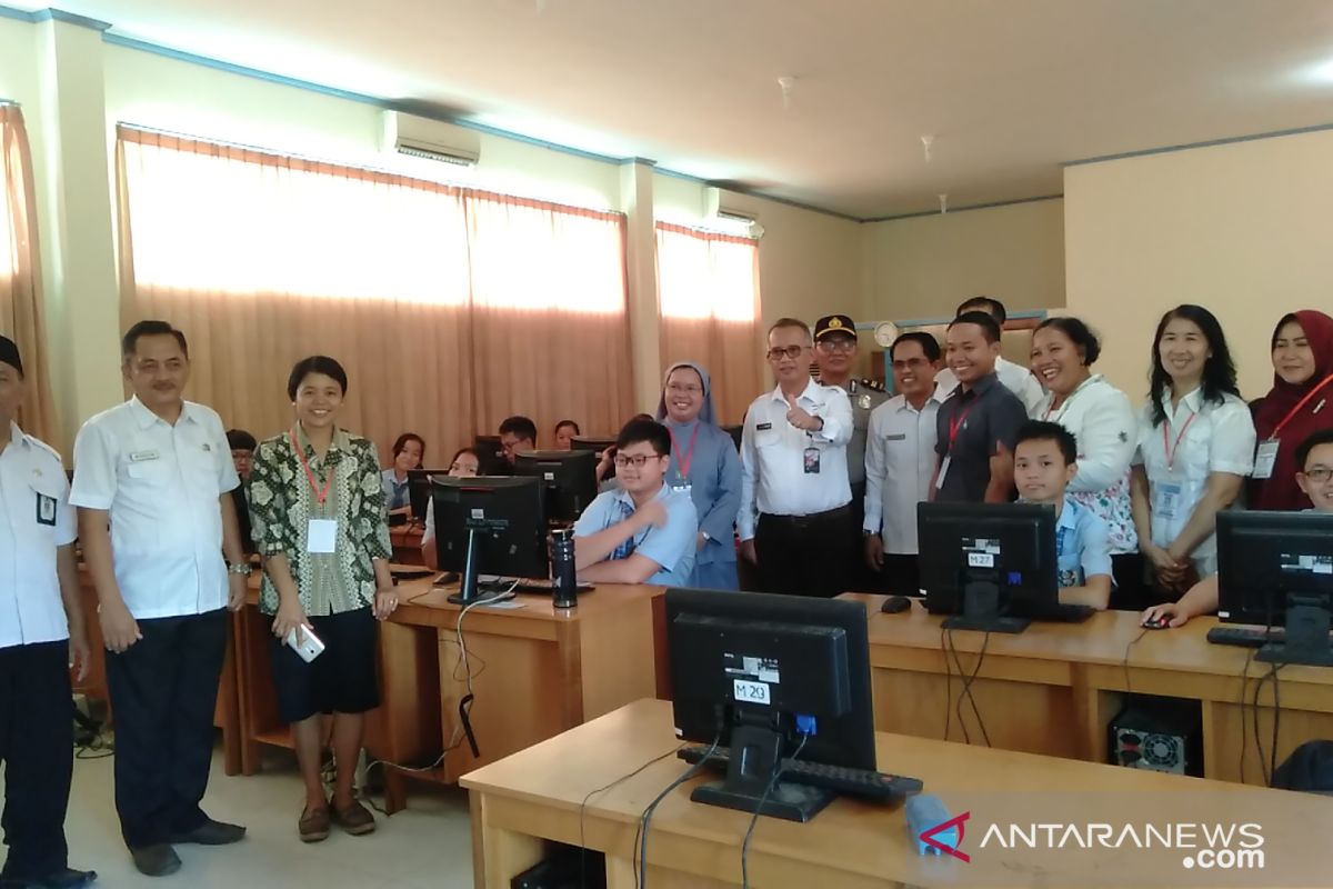 Hari terakhir UNBK di Kota Singkawang berjalan lancar