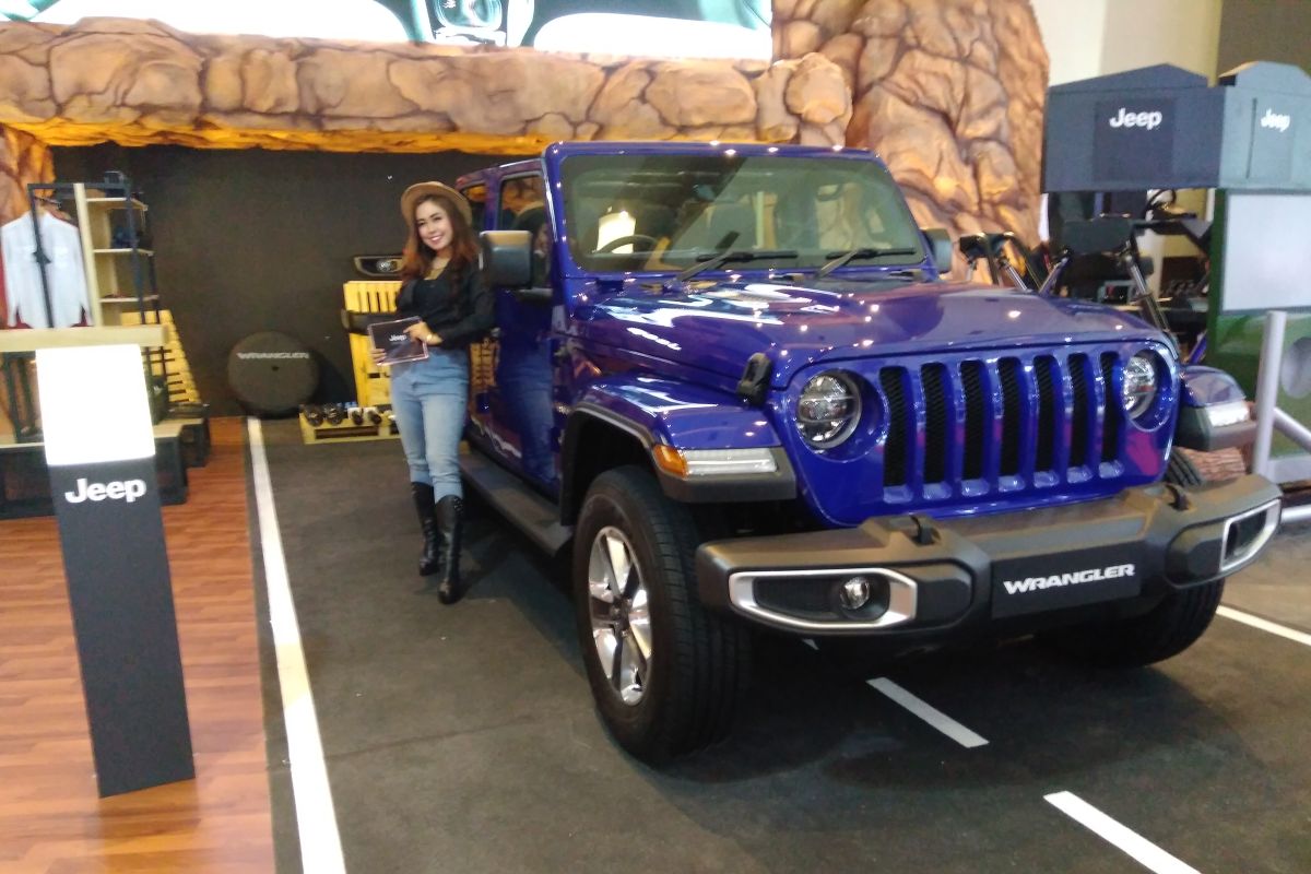 Jeep Wrangler dan Compass di pameran IIMS