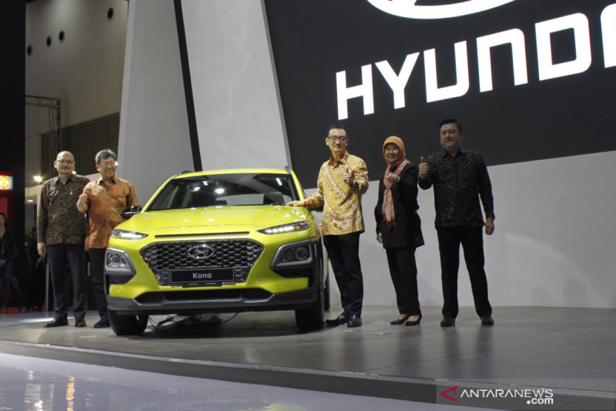 Hyundai Kona meluncur di IIMS, harganya Rp363,9 juta