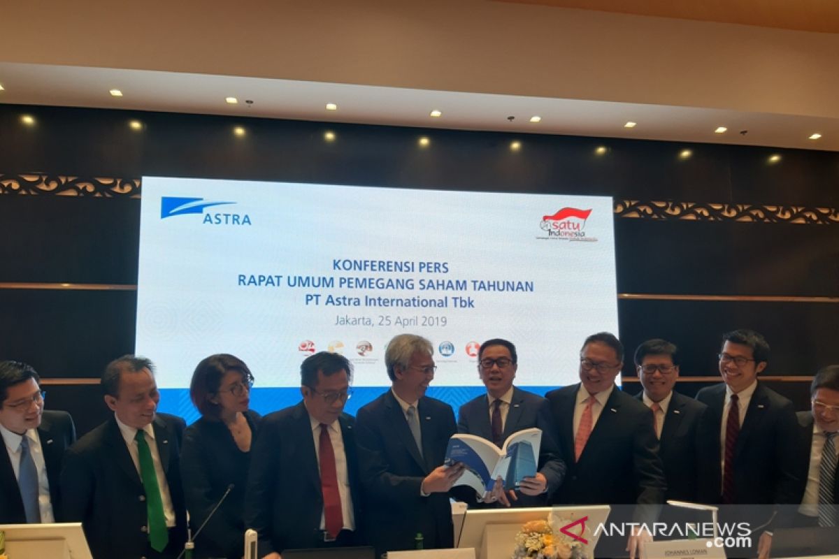 Astra International catat pendapatan Rp59,6 triliun triwulan I 2019