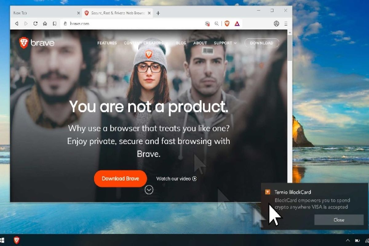 Brave Browser berbagi penghasilan pada penggunanya