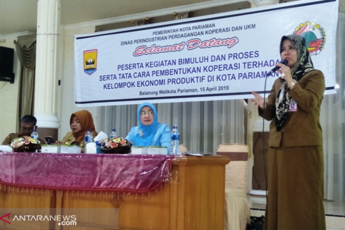 Pemkot Pariaman dorong kelompok usaha jadi berbadan hukum