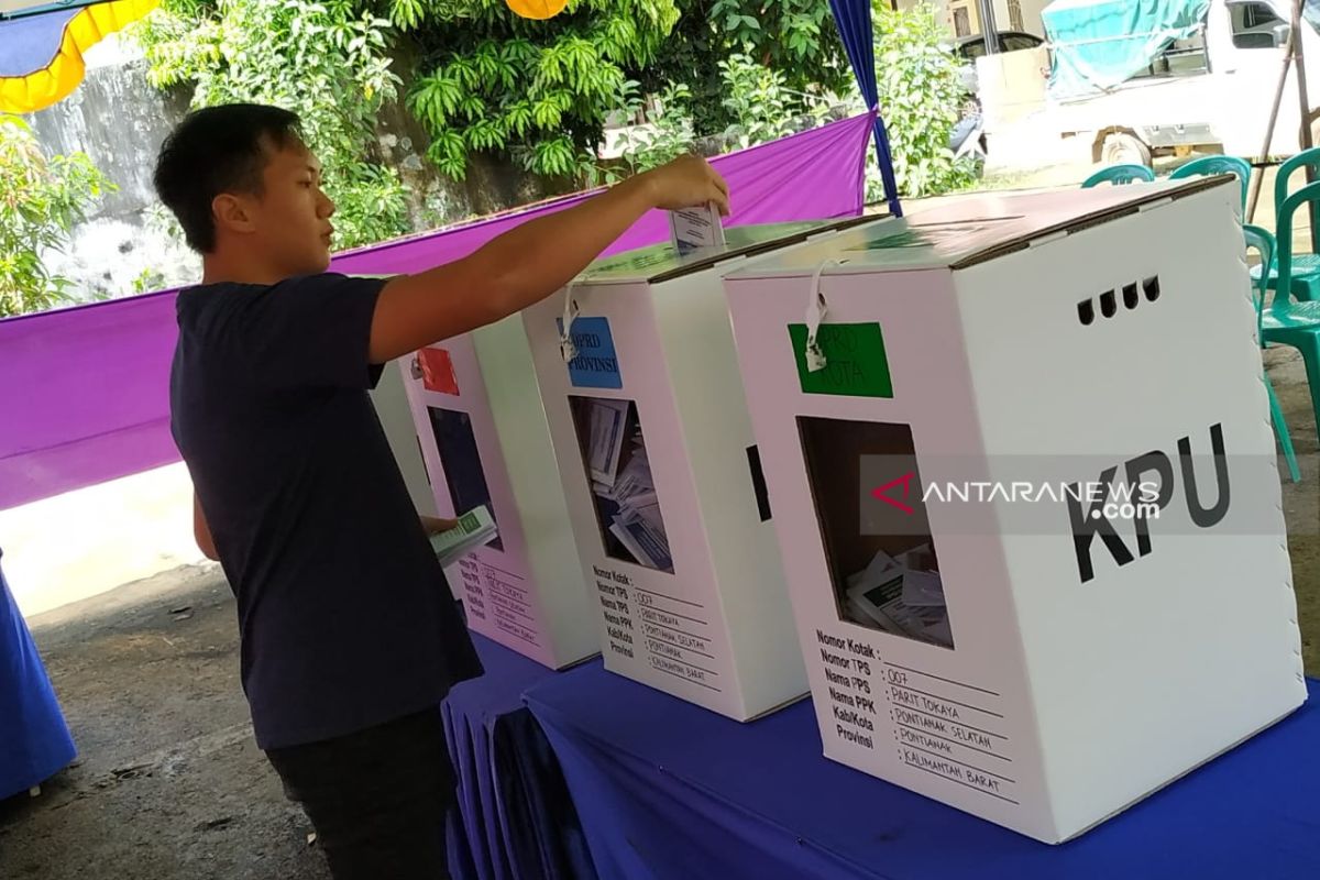 TPS 07 di Kota Pontianak gelar pemungutan suara ulang