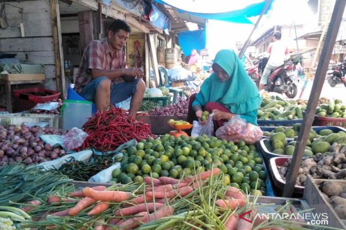 14 bulan retribusi pasar Blangpidie tidak disetor ke daerah