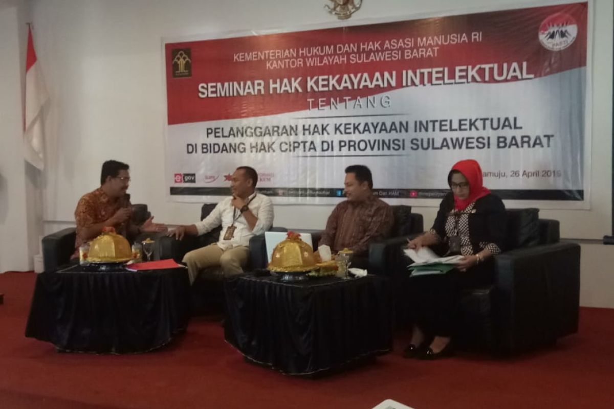 Kemenkum HAM Sulbar gelar seminar terkait pelanggaran HAKI