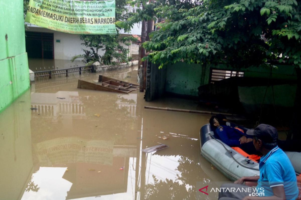 Banjir di Cililitan mulai surut