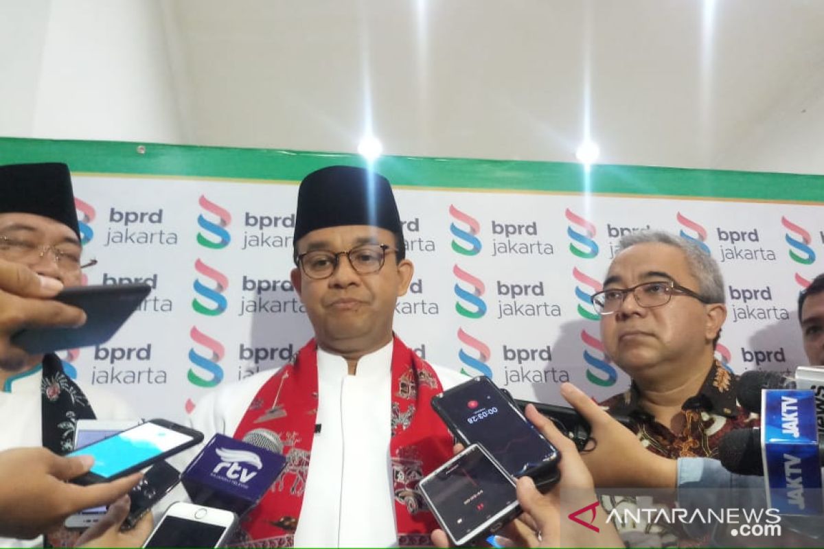 Anies : solusi pengendalian banjir dengan membangun kolam retensi