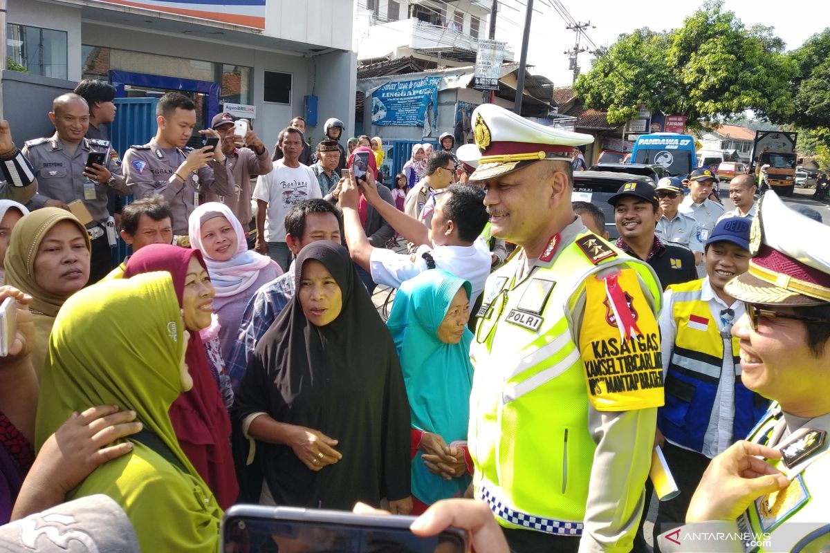 Korlantas Polri akan tertibkan Pasar Tonjong Brebes Jateng