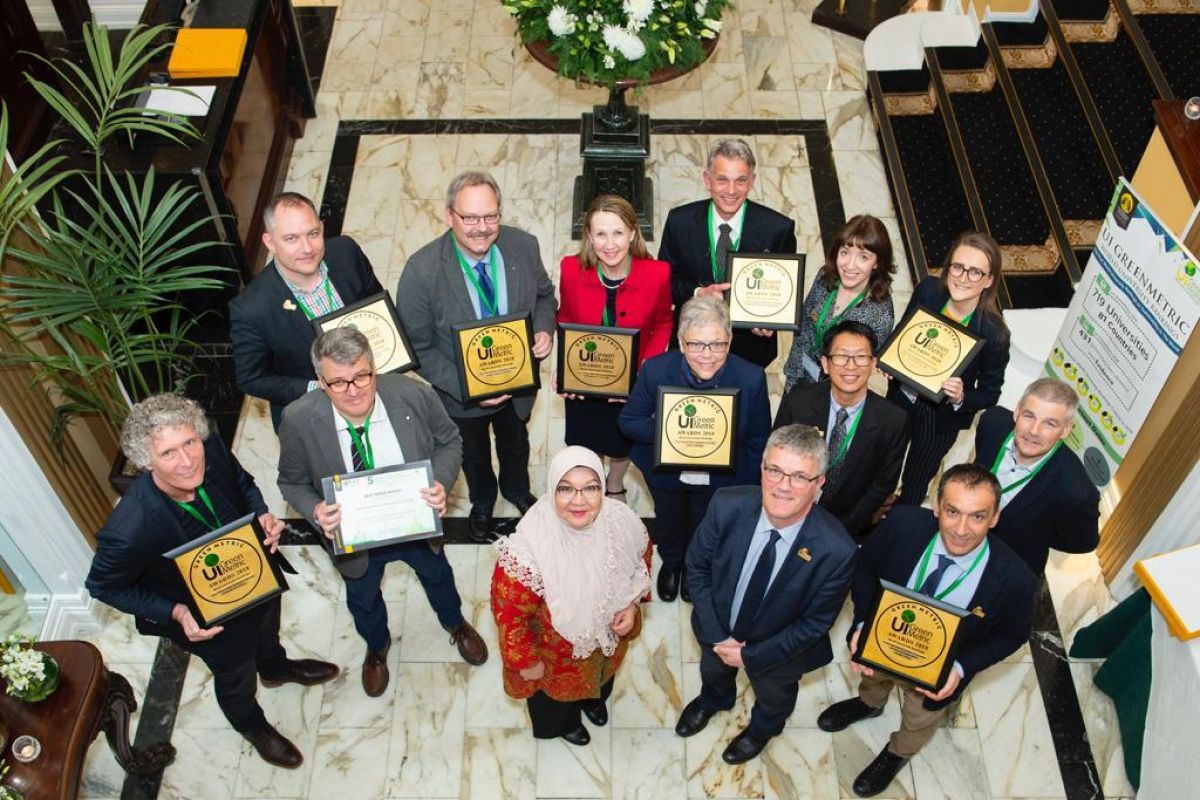 UI GreenMetric memberikan penghargaan sepuluh universitas terhijau dunia
