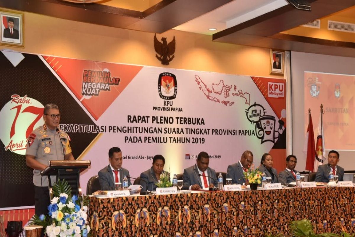 Kapolda Papua apresiasi tingkat partisipasi pemilih capai 80 persen