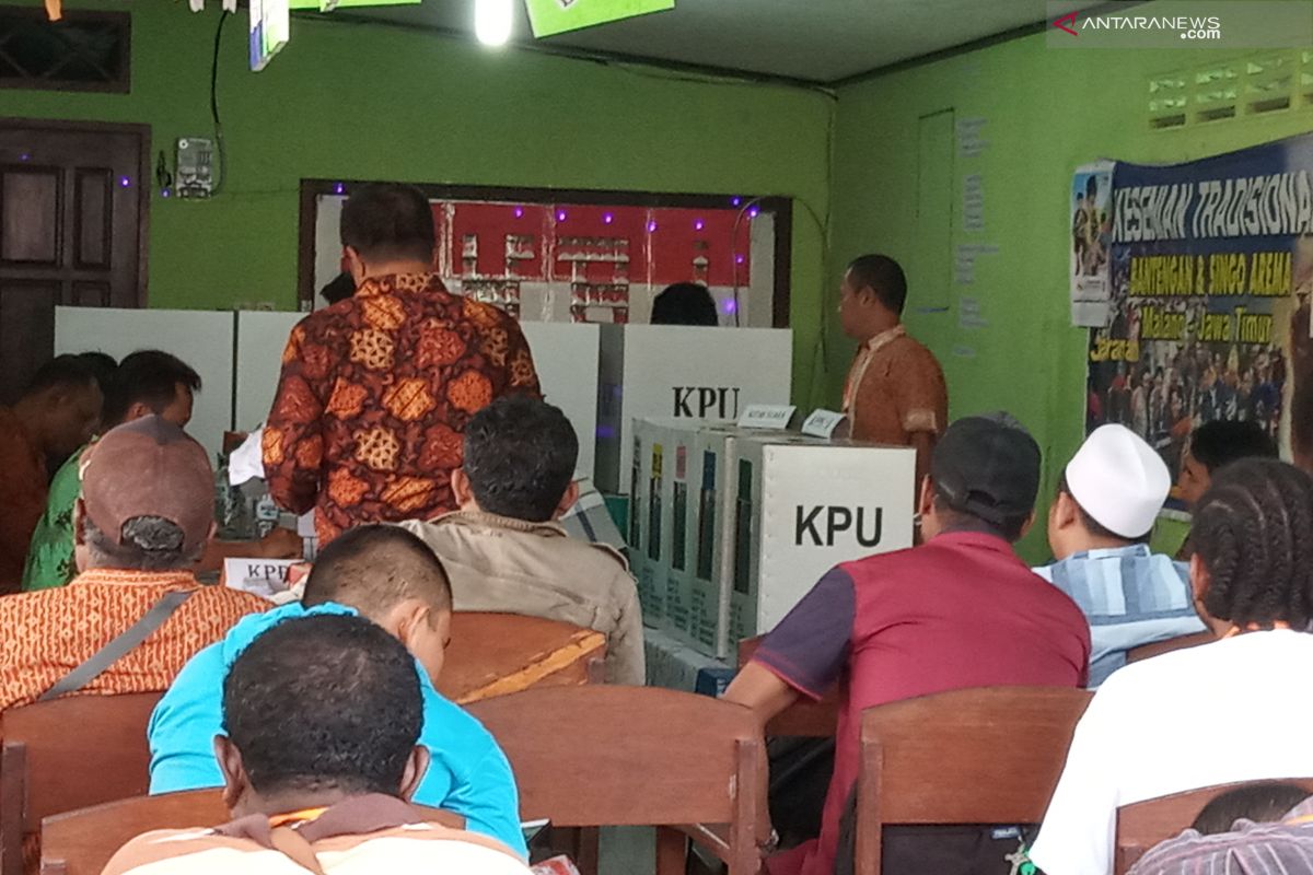 PSU satu TPS di Manokwari belum bisa dimulai