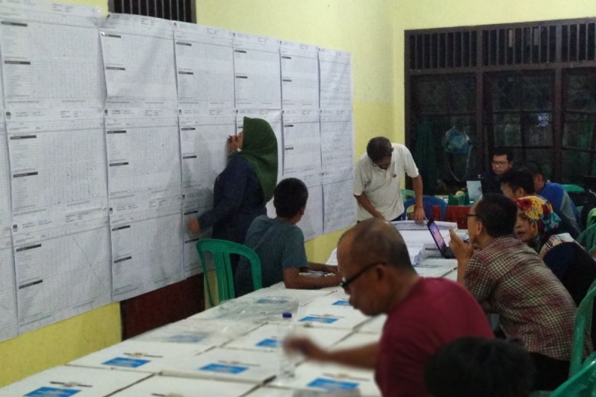 Rekapitulasi suara di Kecamatan TBU Bandarlampung berjalan kondusif