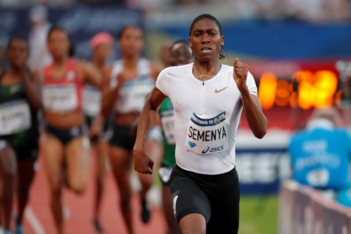 Pelari Semenya juarai atletik nomor 1.500 meter di kejuaraan Afrika Selatan
