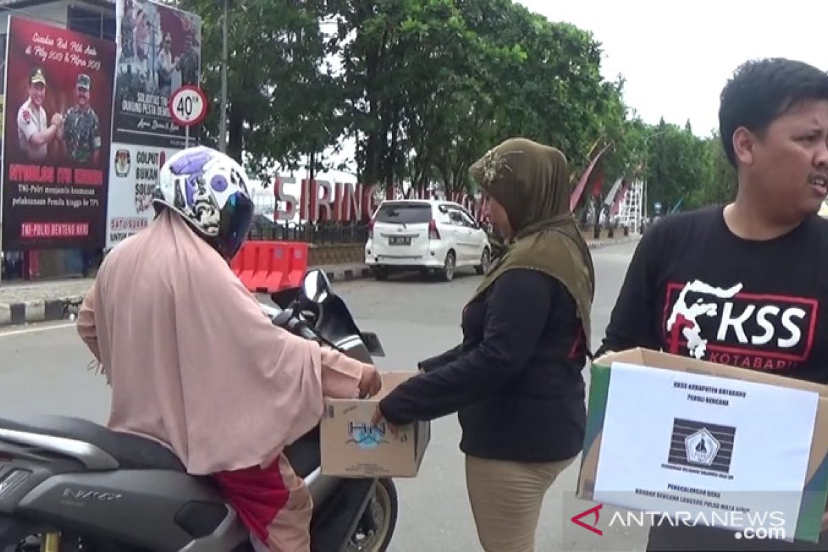 Warga galang bantuan untuk korban banjir di Pulau Matasiri Kotabatu