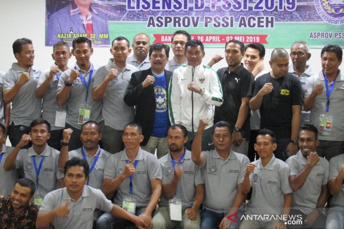 29 pelatih  sepak bola ikut kursus lisensi D PSSI