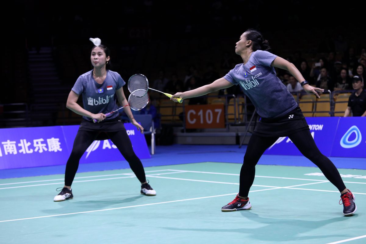 Della/Rizki gagal ke final Kejuaraan Kejuaraan Asia 2019