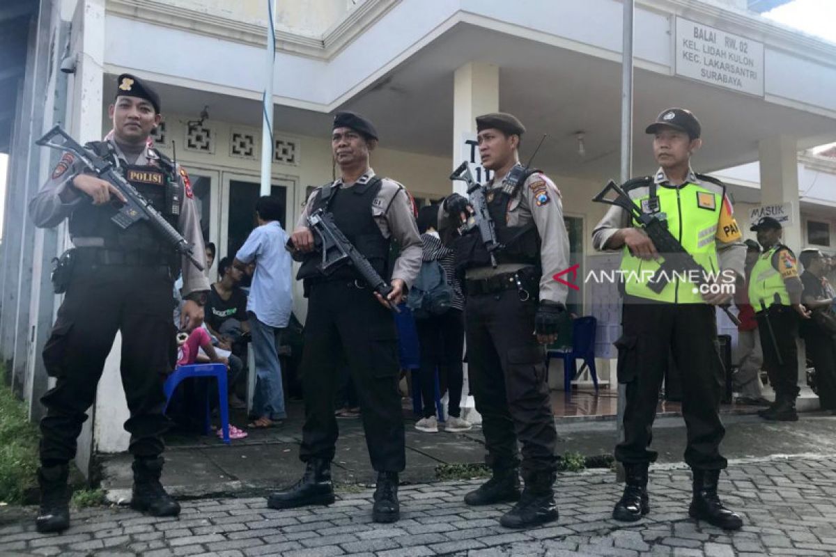 Kapolrestabes Surabaya: Penjagaan ketat di TPS PSU antisipasi keamanan