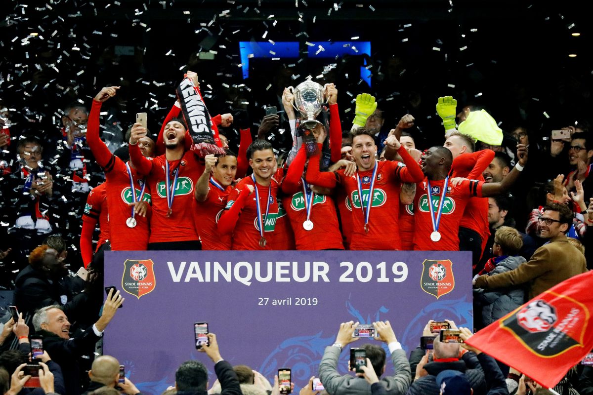 Lumpuhkan PSG, Rennes berhasil raih juara Piala Prancis