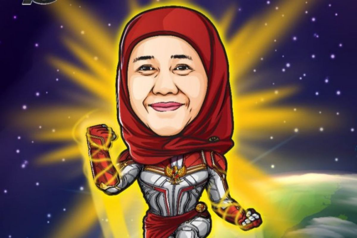 Gubernur Khofifah kena demam Avengers