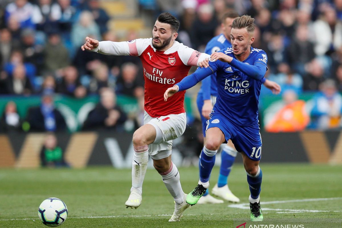 Arsenal dipermalukan dengan tiga gol tanpa balas dari Leicester