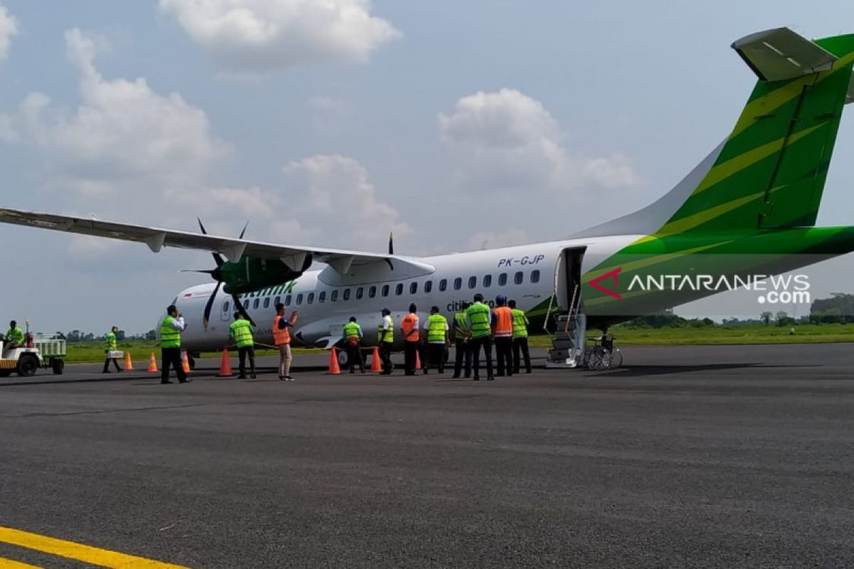 Citilink terbang perdana rute Jember-Surabaya di Bandara Notohadinegoro