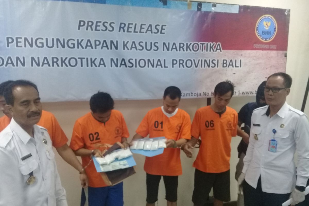 BNN Bali ringkus enam pengedar Narkoba di  Lapas Kerobokan