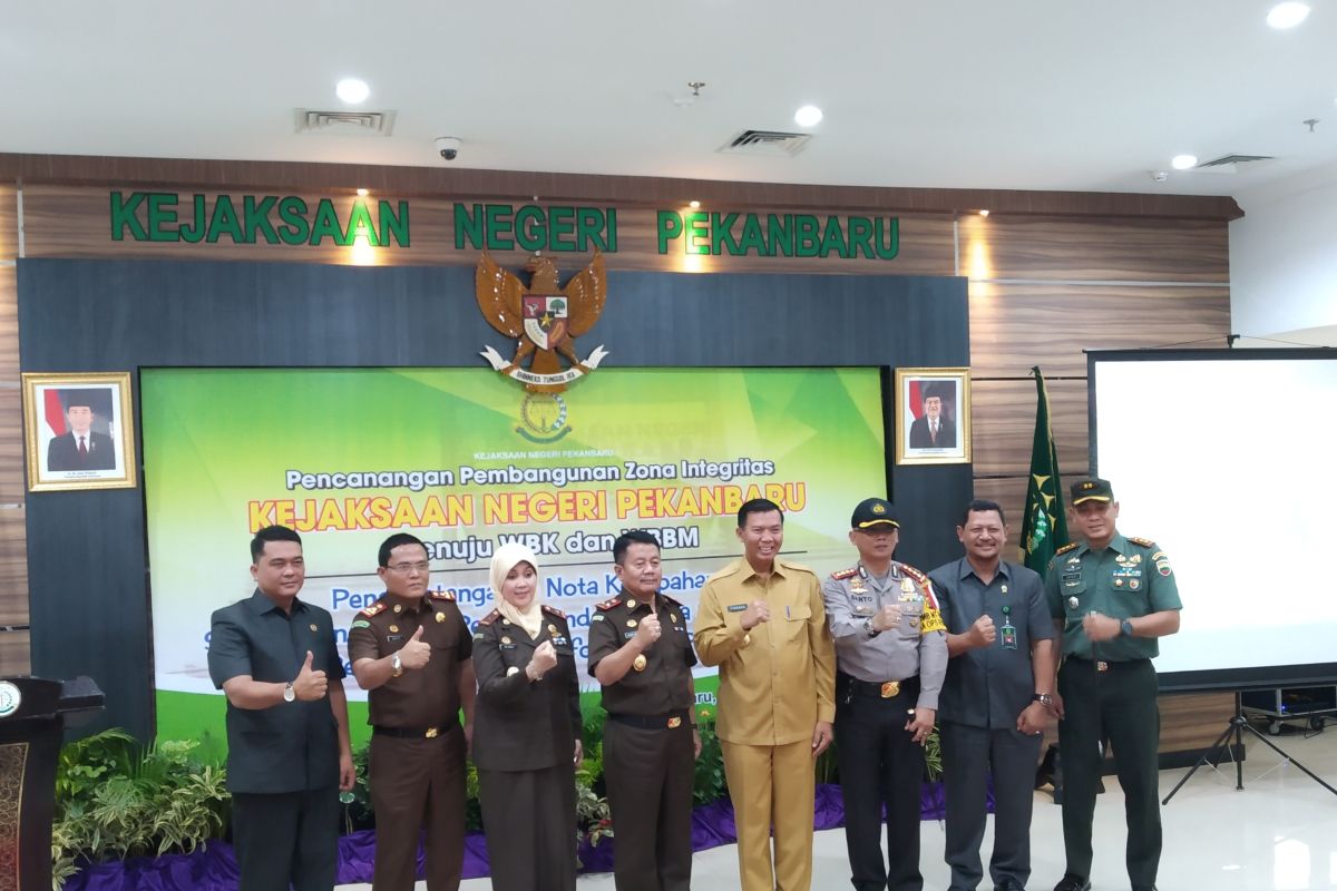 Kejari Pekanbaru canangkan zona integritas berbasis Teknologi Informasi