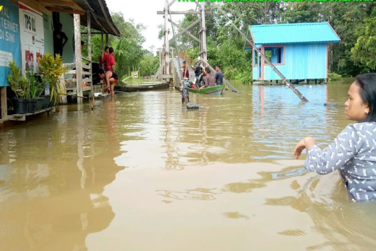 Enam kecamatan di Lamandau terendam banjir