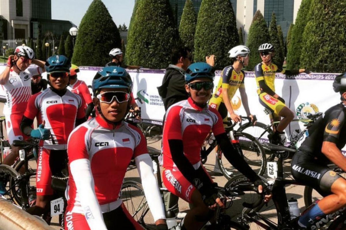 Timnas balap sepeda  bawa 29 poin dari Kejuaraan Asia Uzbekistan