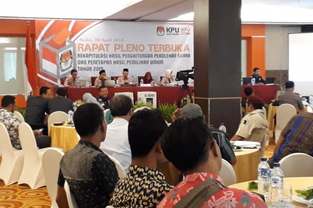 KPU Kota Kediri sebut partisipasi pemilih hingga 86,19 persen