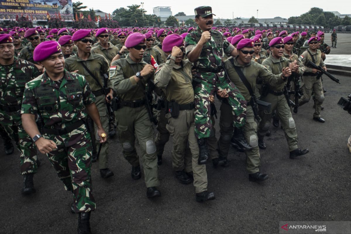 GMSC-NKRI Palembang gelar aksi dukungan terhadap TNI-Polri