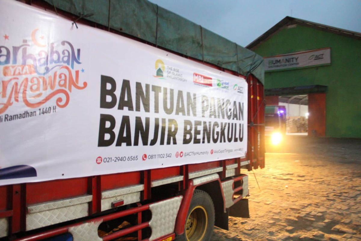 60 ton bantuan dikirim ACT untuk korban banjir Bengkulu