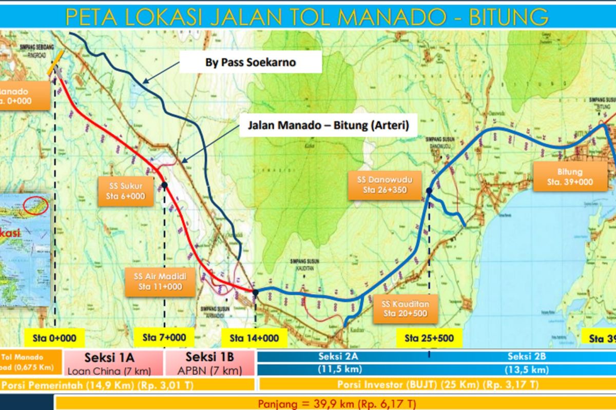 Tol Manado-Bitung akan dibuka jelang Lebaran