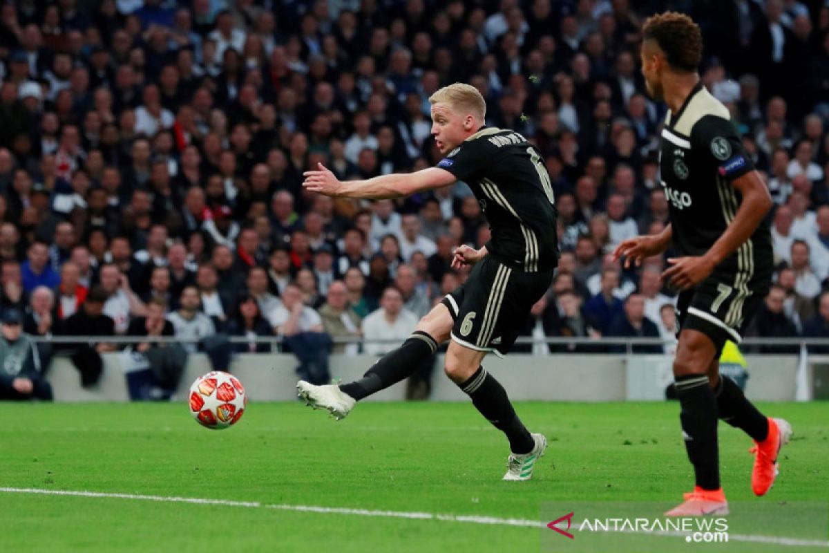 Liga Champions - Ajax tundukkan Tottenham 1-0 di leg pertama semifinal