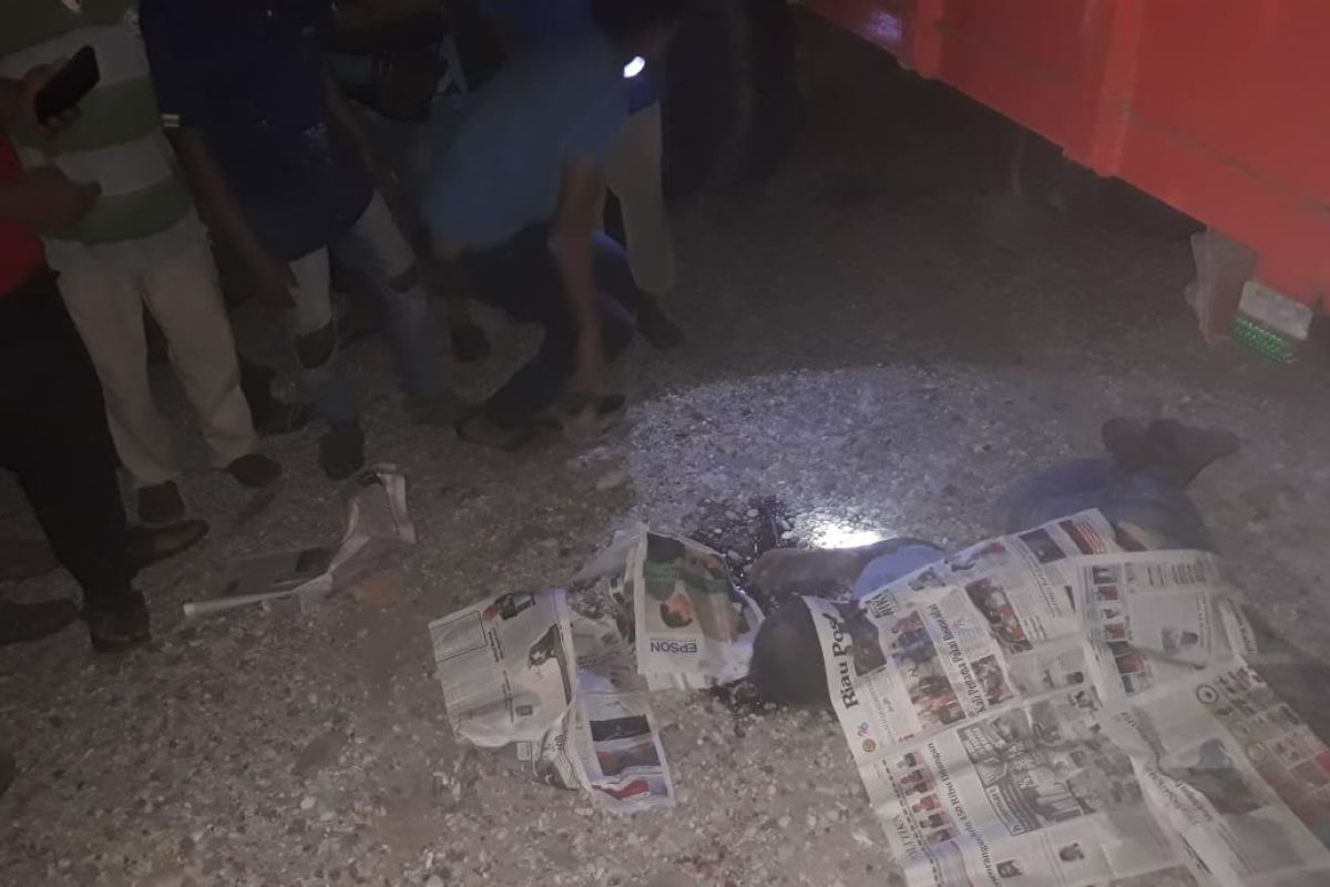 Pria paruh baya tewas akibat tabrak lari di Pekanbaru