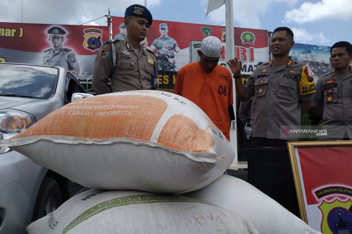 Maling gabah resahkan warga HST akhirnya ditangkap