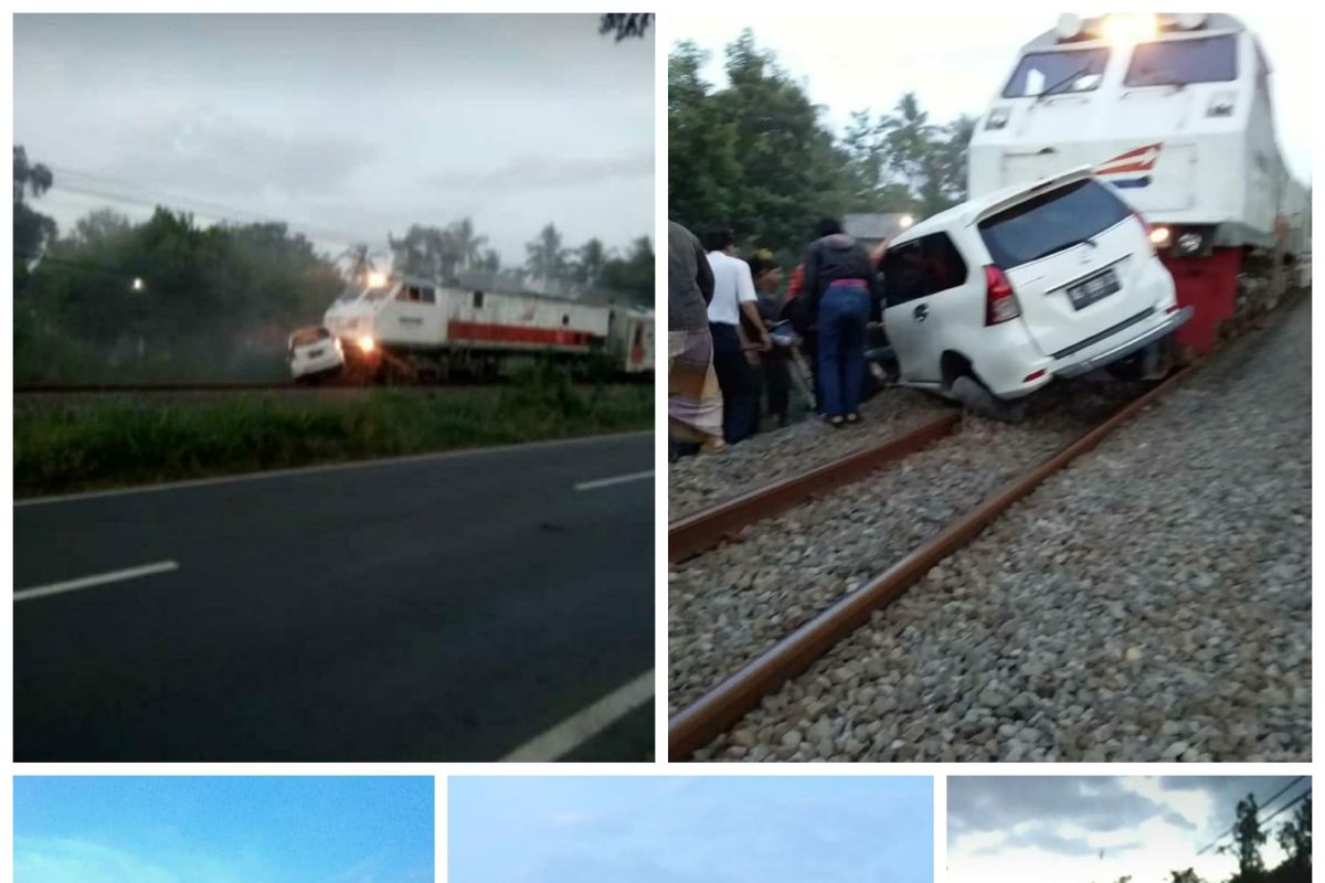 KA Rapih Dhoho tabrak Avanza di Tulungagung, sopir tewas