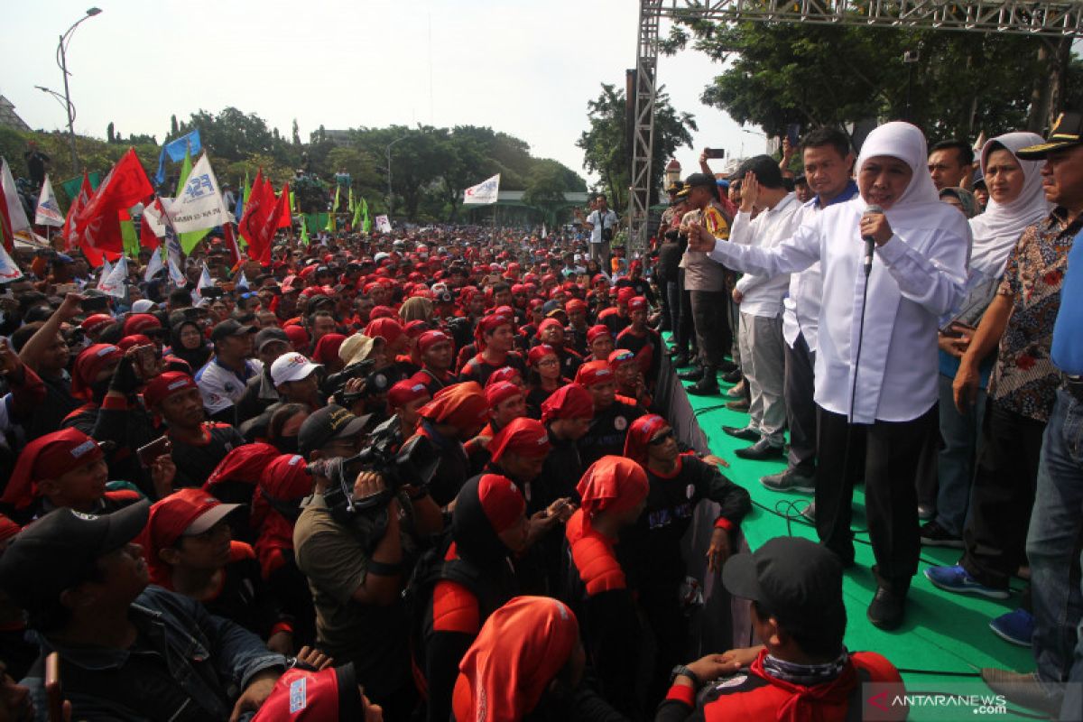 Gubernur Jatim: Perusahaan wajib membayar THR Lebaran