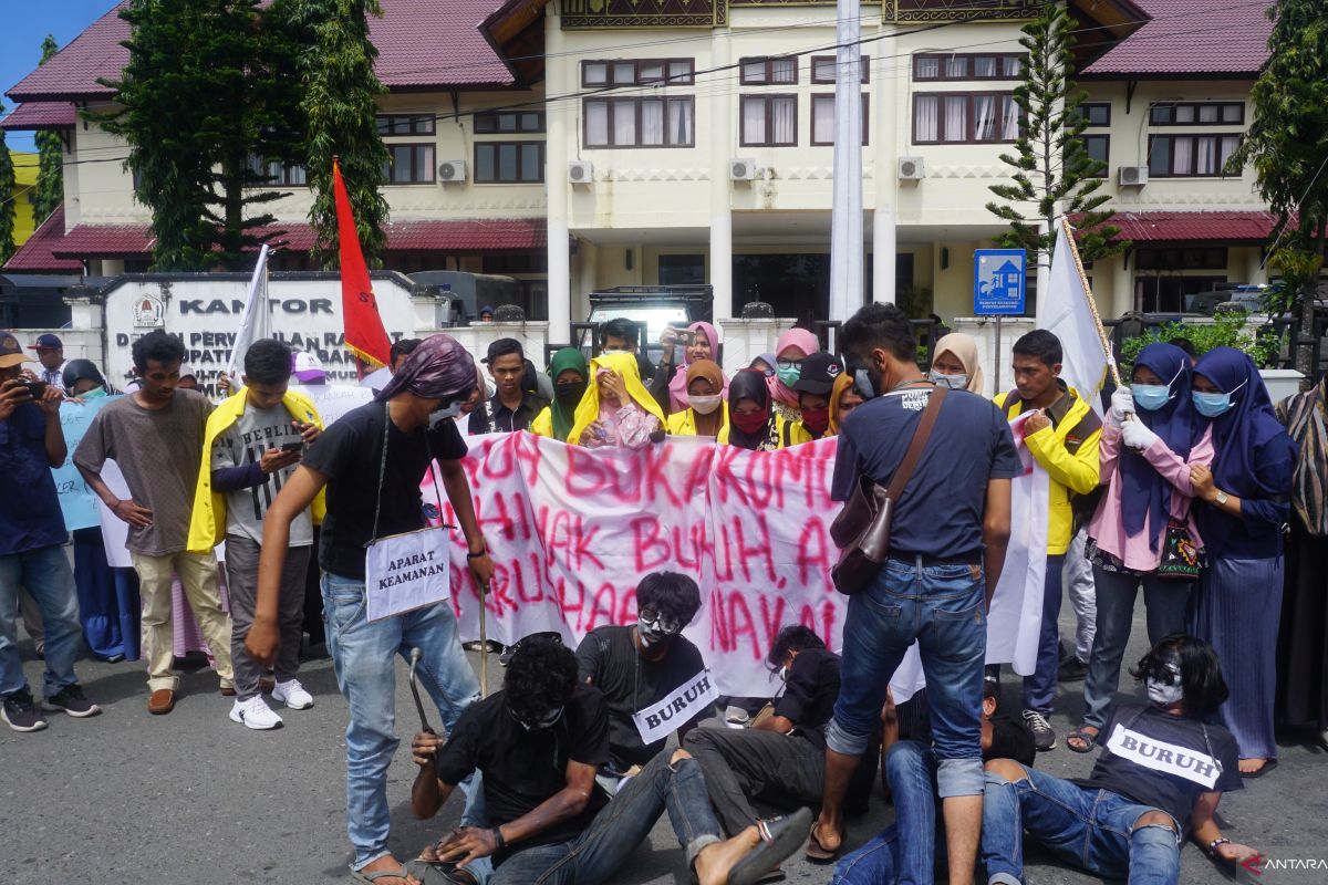 Aksi  May Day tidak mengganggu pleno rekapitulasi  KIP Aceh Barat