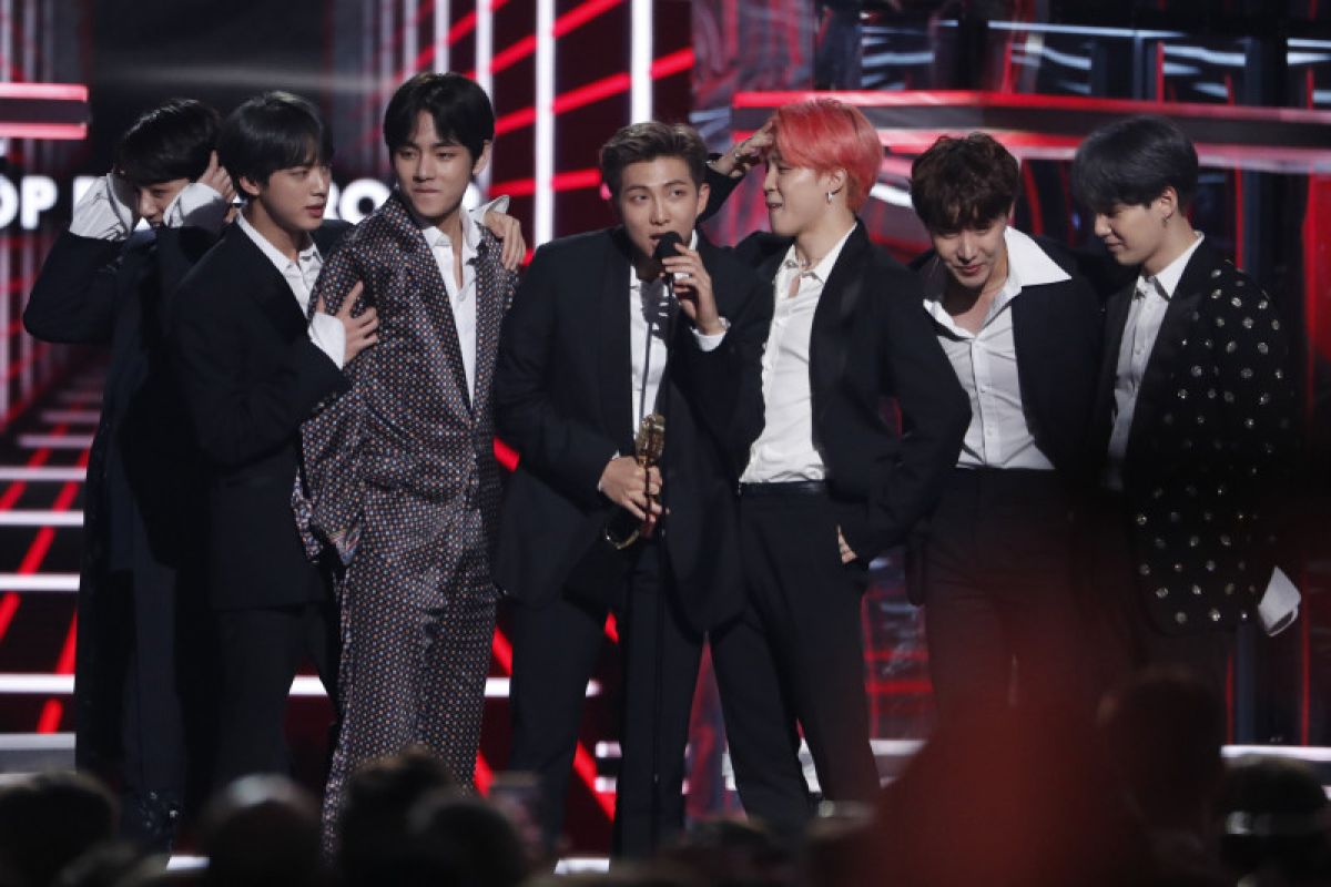 BTS raih Top Social Artist Billboard Music Awards