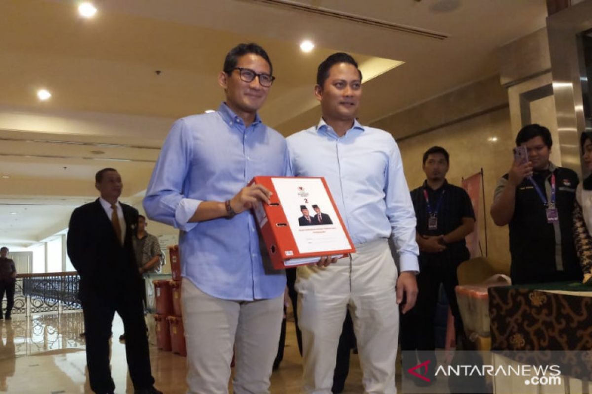 Prasangka Sandiaga Uno atas pertemuan Jokowi-AHY