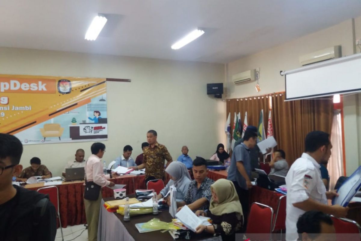 KPU Provinsi Jambi tunggu LPPDK tiga partai lagi