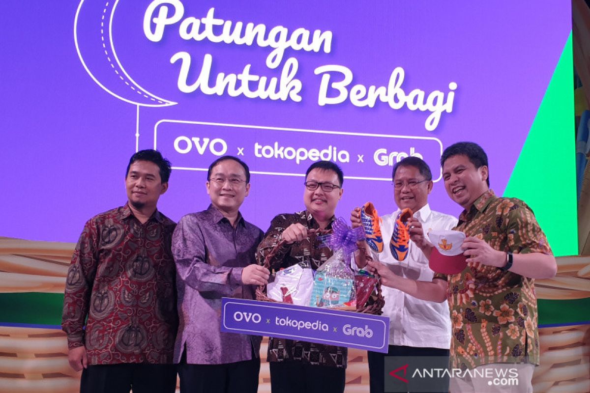 OVO, Tokopedia, dan Grab galang donasi untuk pendidikan